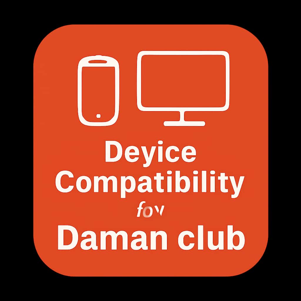 Icon representing device compatibility for Daman club.