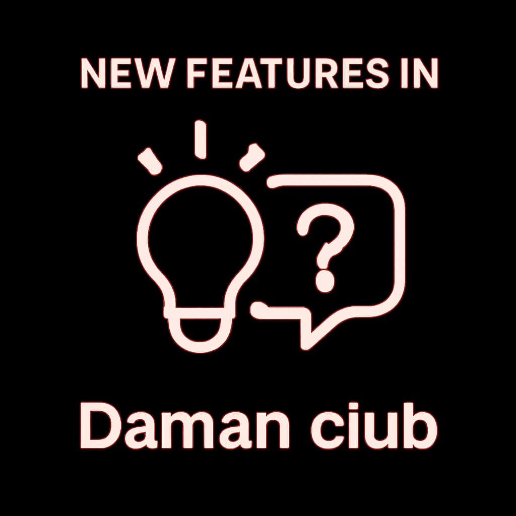 Icon representing new features in Daman club.