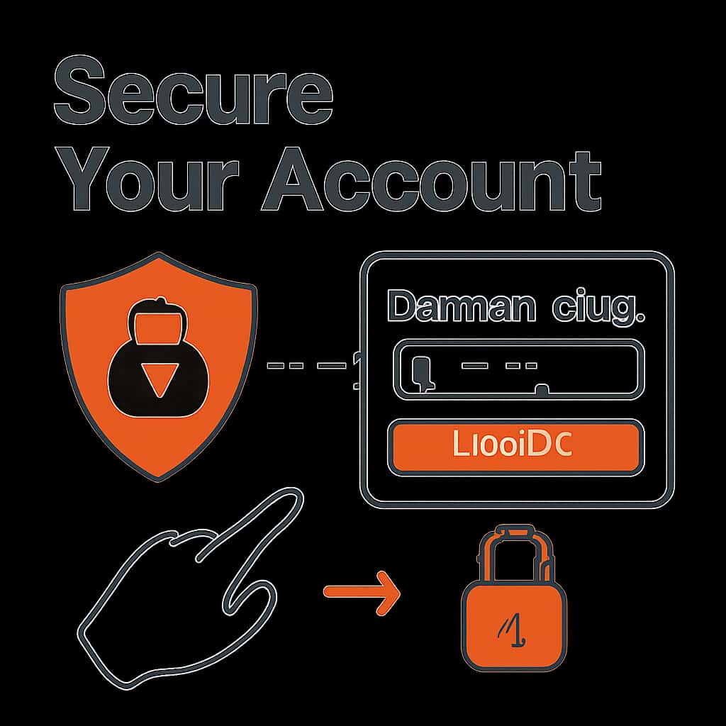 Diagram illustrating the steps to secure a Daman club account.