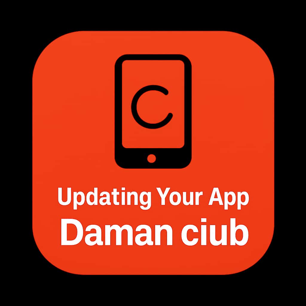 Icon representing the guide for updating the Daman club App